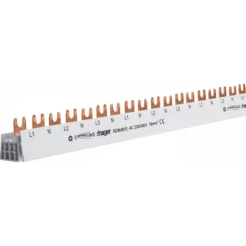 Barramento de fases 4p 16 mm² 54 módulos garfo KDN451E (KDN451E)