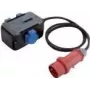 Bachmann 349.027 Unidade de distribuição de energia, 400 V AC, 3 saídas, 1,5 m
