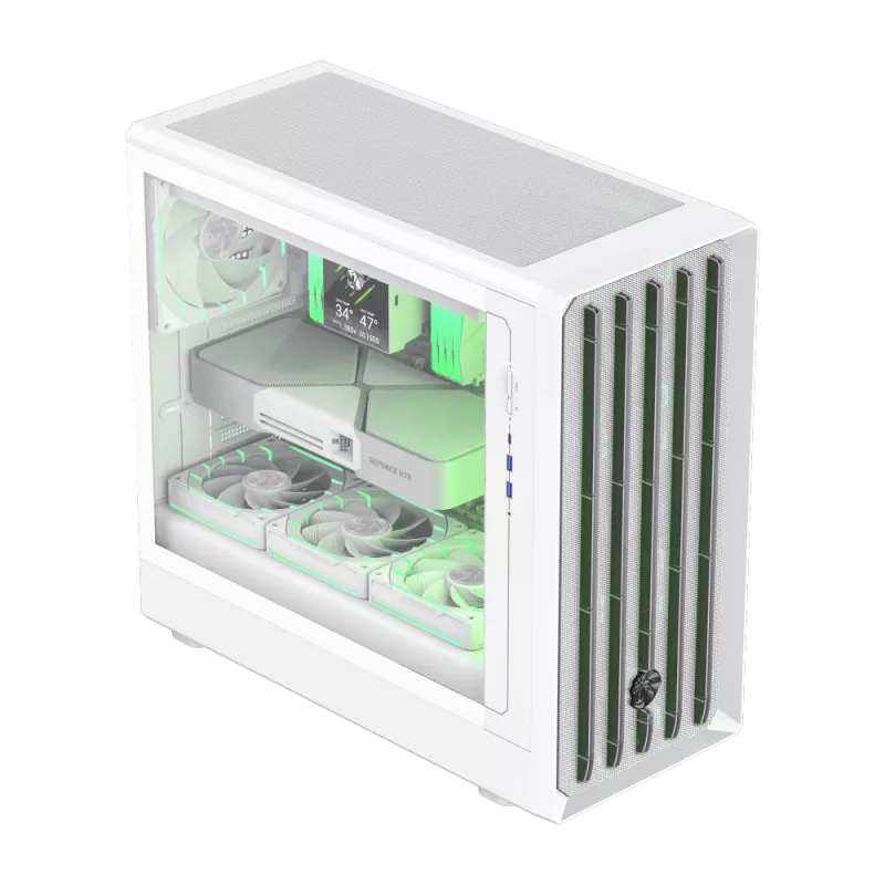 Caixa Gamemax | CLAW 460 WH | branco | Mid-Tower | fonte de alimentação não incluída