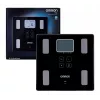 Omron VIVA HBF-222T-EBK balança de composição corporal, quadrada, LCD, preta