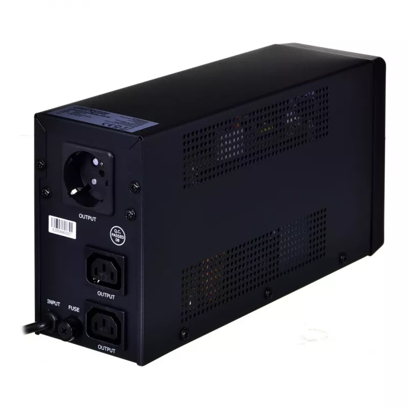 UPS ENERGENIE EG-UPS-031 Line-Interactive 0,65 kVA 390 W 2 saídas C13, 7 Ah VRLA