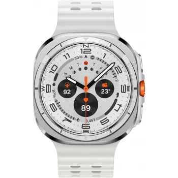 Smartwatch Samsung Galaxy Watch Ultra 47 mm Titanium White — AMOLED 1,5 polegadas, 4G, 64 GB, 590 mAh