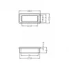 Tampa de proteção para conector fêmea DVI DeLOCK 60160