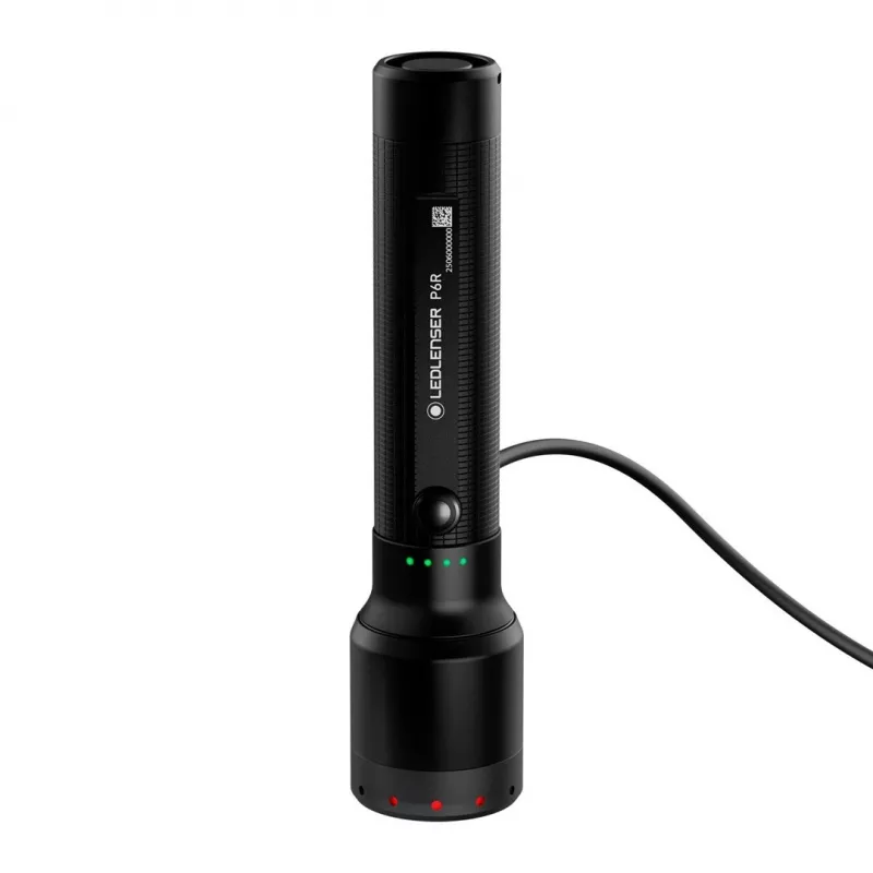 Lanterna de mão Ledlenser P6R preta LED