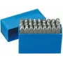 Gedore 8605220 conjunto de punções de letras, altura dos caracteres 6 mm