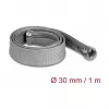 Manga trançada DeLOCK 20825 1 m x 30 mm cinzento
