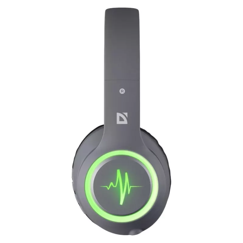 Headset DEFENDER FREEMOTION B571 LED sem fios binaural, drivers 4 cm, bateria 6–8 h, construção fechada, 20–20000 Hz