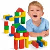 Eichhorn blocos de construção de madeira coloridos 50, brinquedo de construção