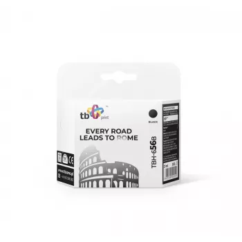 Tinta TBH-656B (HP N.º 56 - C6656A) preto recondicionada