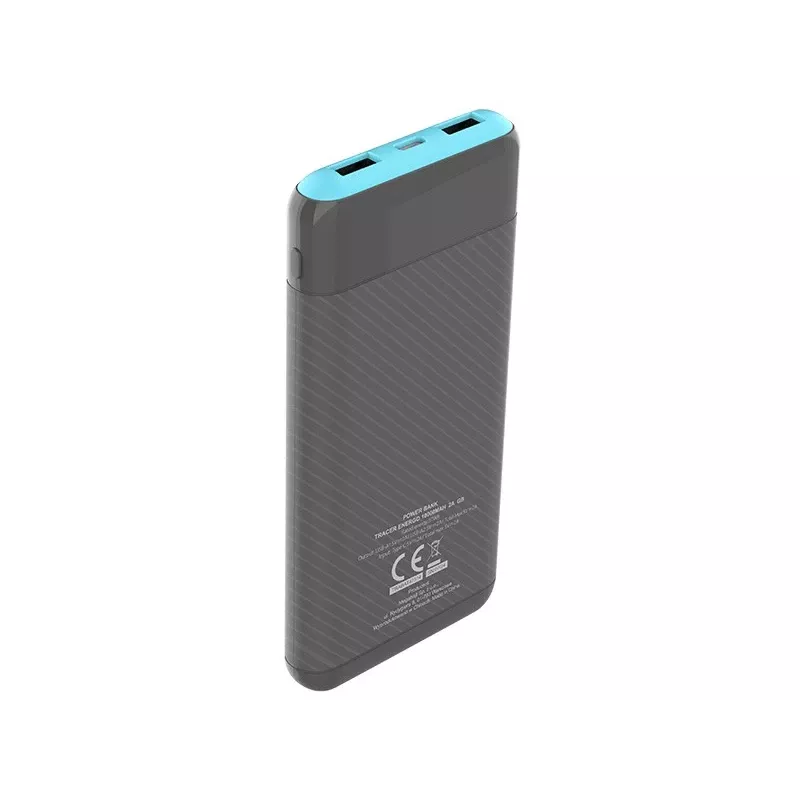 PowerBank EnerGo 10000mAh cinzento-azul