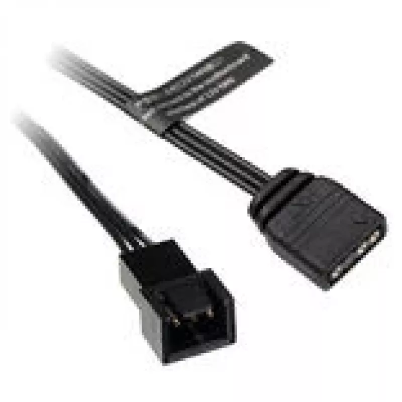 Cabo adaptador ARGB Barrow ZBDZJX-5M – 3-Pin 5V RGB endereçável, comprimento 10 cm
