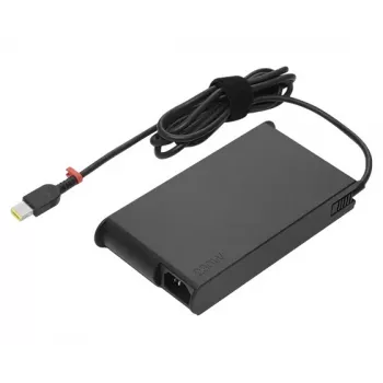 Fonte de alimentação Lenovo GX20Z46306 para portáteis, entrada 100–240 V, 2,5 A, 50–60 Hz, conectores removíveis, preto