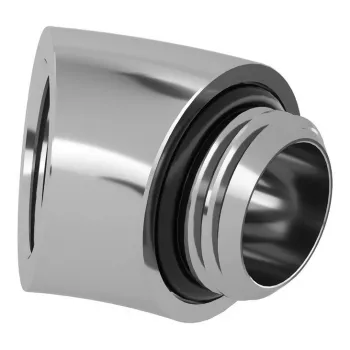 Adaptador Barrow 45° G1/4 rosca macho para G1/4 rosca fêmea, prateado, modelo TDWT45-V2 S