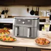 Fritadeira de ar quente Ninja DZ400EU 9,5 L 2470 W Cinzento Double