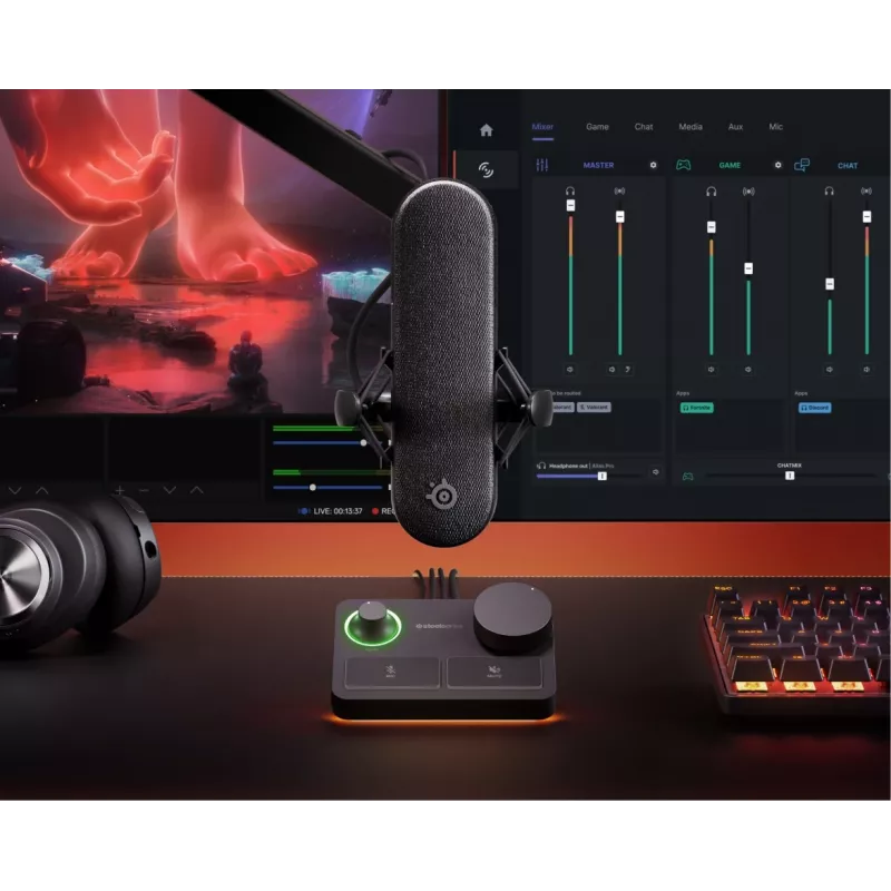 Microfone para PC Steelseries ALIAS PRO
