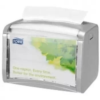 Dispensador de mesa Tork Xpressnap - Cinzento - Plástico - Xpressnap - 201 mm - 150 mm - 155 mm (272613)