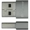 Adaptador Good Connections USB 2.0 macho A para USB-C fêmea caixa de alumínio cinzento (USB-AD203)