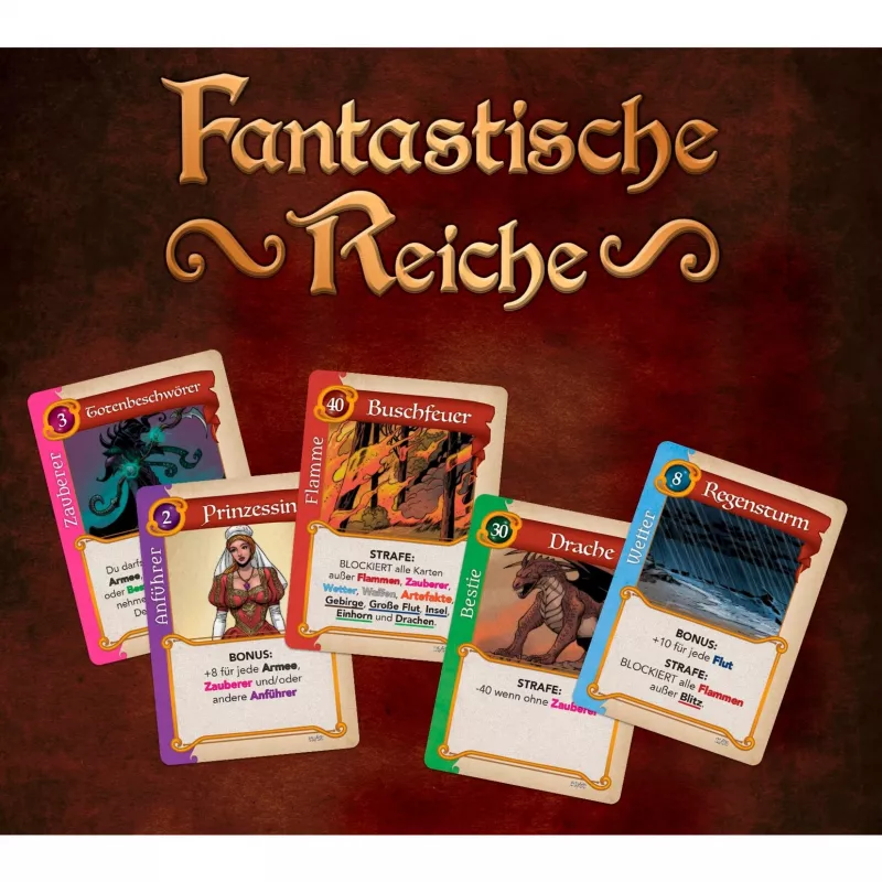 Fantastische Reiche, jogo de cartas