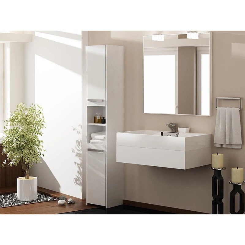 Armário de casa de banho Topeshop S30 branco