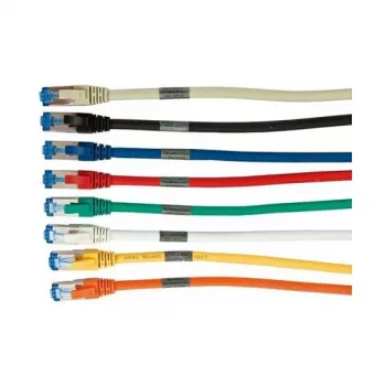 Cabo de rede RJ45 - CAT6A 500MHz - 0,15m - azul - S-STP (S/FTP) - AWG26 - LSZH - Synergy 21
