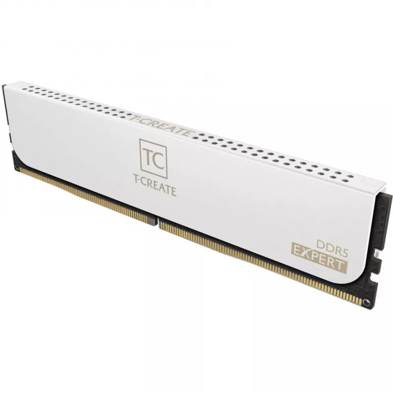 DIMM 32 GB DDR5-6000 (2x 16 GB) Dual-Kit, memória RAM branca, CTCWD532G6000HC30DC01, T-CREATE EXPERT, AMD EXPO
