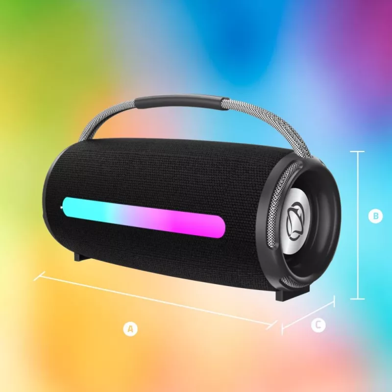Altifalante portátil Manta SPK140GO BT preto