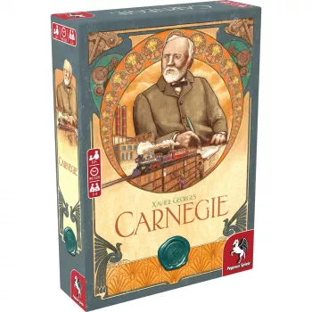 Pegasus Spiele Carnegie jogo de tabuleiro de economia