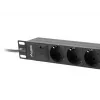 RÉGUA DE ALIMENTAÇÃO LANBERG 10 RACK (1U, 16A, 3X SCHUKO)
