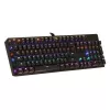Teclado mecânico ART KLART AK-51 com switches Blue, layout compacto