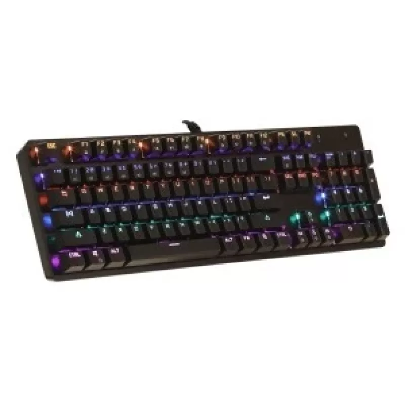 Teclado mecânico ART KLART AK-51 com switches Blue, layout compacto