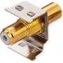 Acoplamento keystone RCA blindado ROLINE metal branco (26.11.0395)