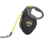 Flexi Giant Neon M trela extensível para cães, 8 m, preto/amarelo