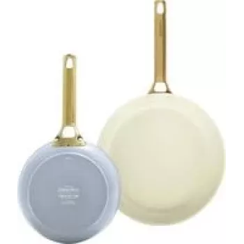 Conjunto de frigideiras GreenPan CC008484-001, alumínio, 20 cm + 26 cm, azul/verde