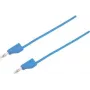 Cabo de teste VOLTCRAFT [ficha 4 mm - ficha 4 mm] 2 m azul MSB-300 (MSB-300-2-BL)