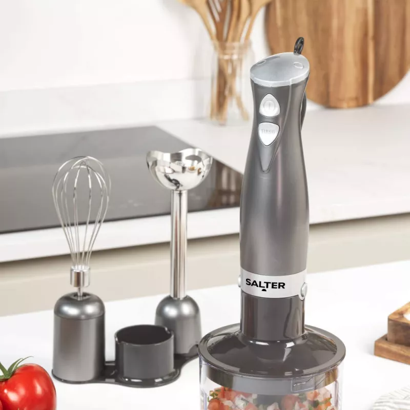 Salter EK2827GUNMETALFVDE Cosmos conjunto de liquidificadora 3 em 1