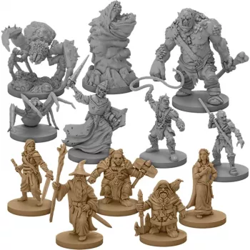 Asmodee O Senhor dos Anéis: Viagem pela Terra Média - Caminhos Sombrios, jogo de tabuleiro