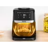 Fritadeira Tefal Easy Fry Silence EY551HE0 Individual 5 L Autónoma Fritadeira de ar quente Preto, Cinzento, Aço inoxidável