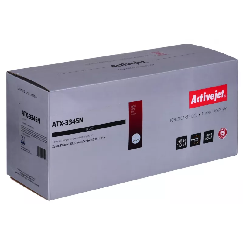 Toner Activejet ATX-3345N (substituto do Xerox 106R03773; Supreme; 3000 páginas; preto)