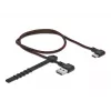 Cabo USB DeLOCK EASY-USB 2.0 ficha Type-A para ficha Type-C 0,5 m preto