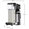 Máquina de café Moccamaster 1,25L KBG 741 bege