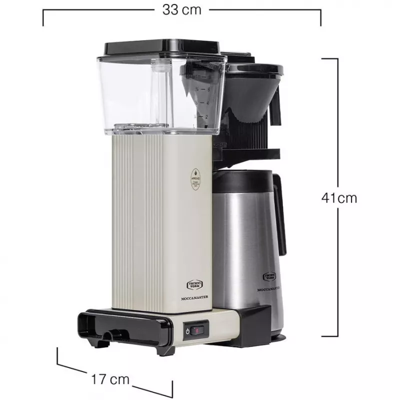 Máquina de café Moccamaster 1,25L KBG 741 bege