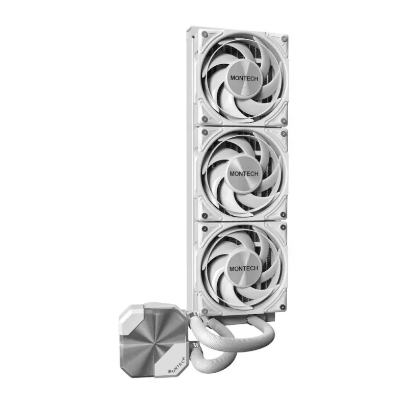 Refrigeração líquida Montech HyperFlow Silent AiO - 360 mm, branca