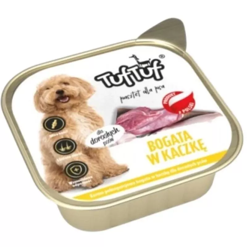 TUF TUF Alupak Patê de Pato - Comida húmida para cães - 300g