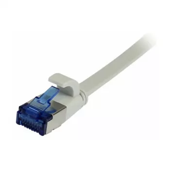 Synergy 21 Cabo de patch RJ45, CAT6A 500 MHz, 1,5 m, cinzento, U/FTP, plano, TPE (Superflex), AWG32