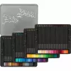 Faber-Castell Black Edition lápis de cor, 100 unid. em caixa de metal (116490)