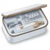 Conjunto de manicure-pedicure Beurer MP64 branco com 10 acessórios – lima de unhas elétrica