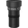 Objetiva para câmara de segurança AXIS 03140-001 – distância focal 14,1 mm, ângulo de visão horizontal 31°, preto