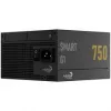 Fonte de alimentação AEROCOOL Smart G1 750W, 80 PLUS Gold, ATX 3.1, PCIe 5.1, preta