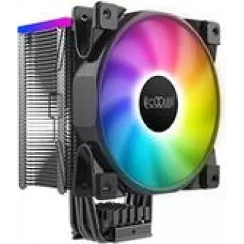 Dissipador de CPU PCCOOLER GI-D56A ventoinha 120mm até 2000 rpm, arrefecimento a ar para processadores