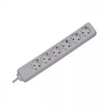 Extensão de corrente Bachmann SELLY 1.5m 6 tomadas AC interior branco